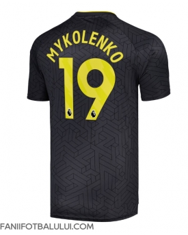 Everton Vitaliy Mykolenko #19 Tricou Fotbal Replică 2024-25 Barbati Deplasare